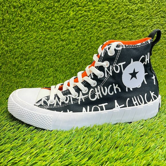 Converse UNT1TL3D Hi Not A Chuck Boys Size 7Y Black Walking Shoes Sneakers - Picture 3 of 10